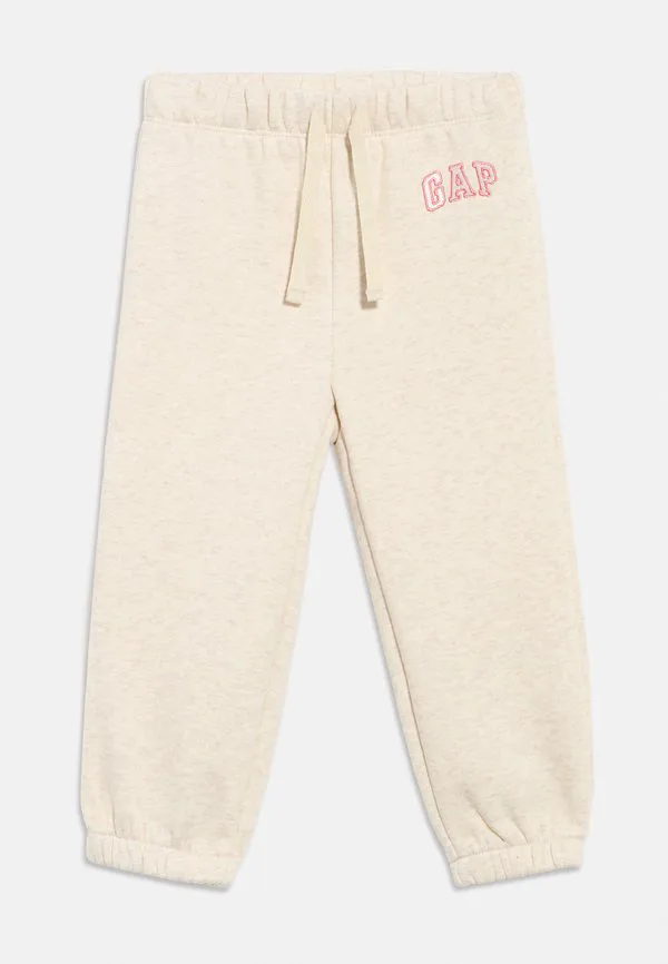 Спортивные брюки babygap с логотипом, свободного кроя, на резинке. Gap, Oatmeal Heather