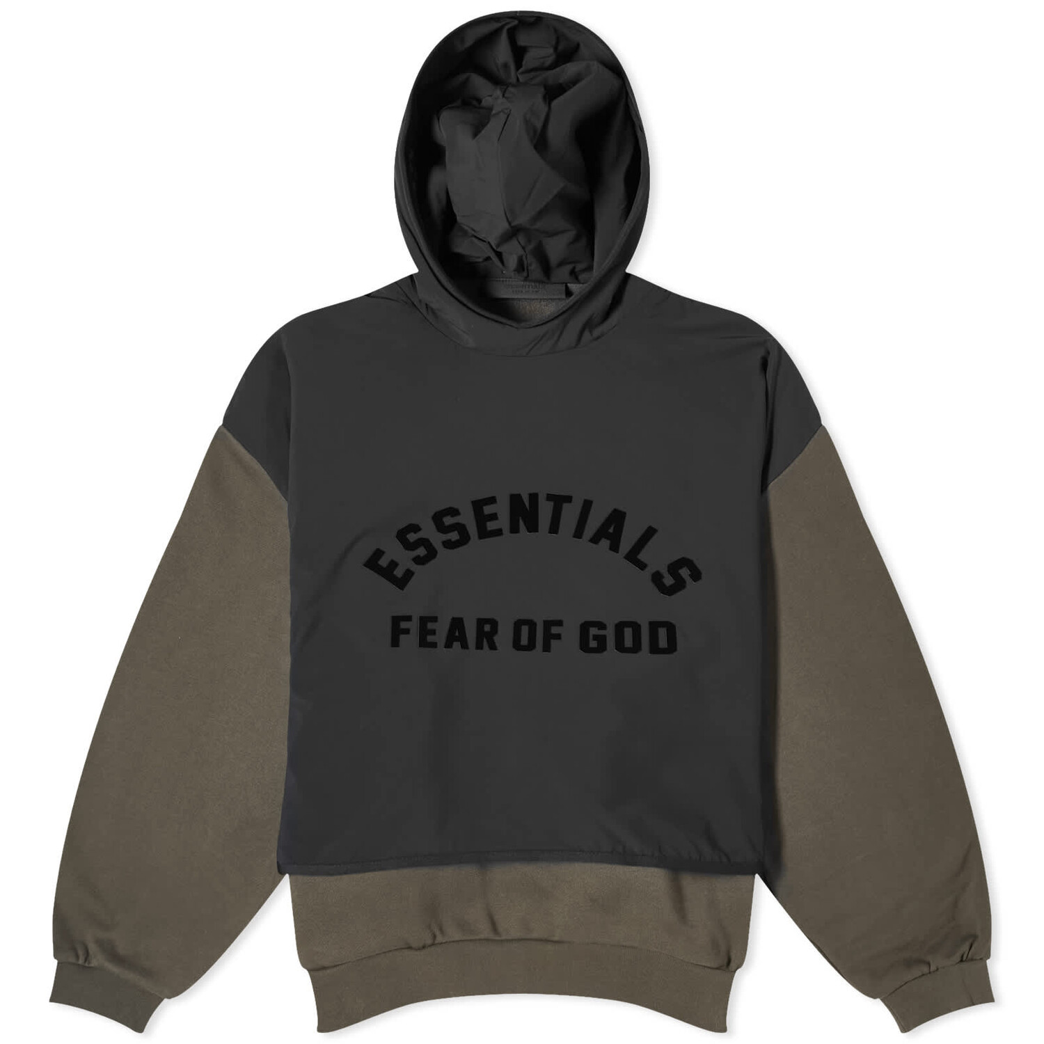

Худи Fear Of God Essentials Spring Fleece, цвет Ink & Jet Black
