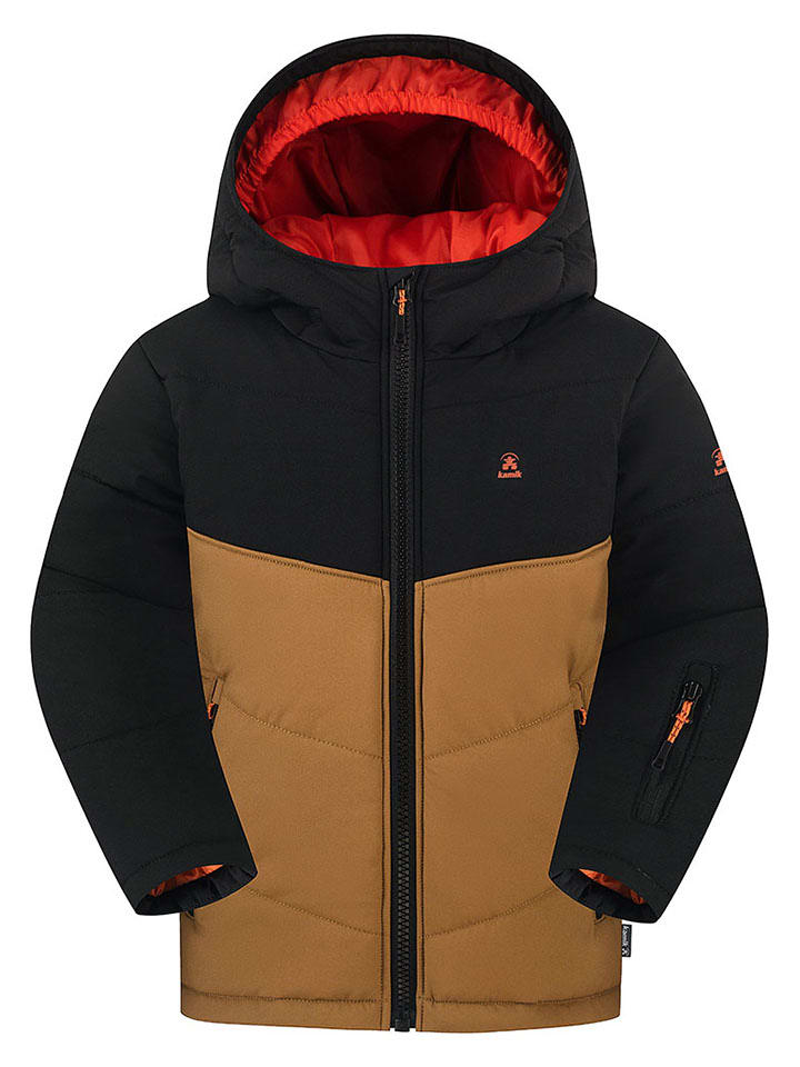 

Зимняя куртка Winston черного/светло-коричневого цвета Kamik