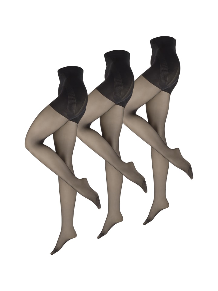 

Nur Die Леггинсы Goodbye Run-Resistant Tights Shape 20 DEN черного цвета