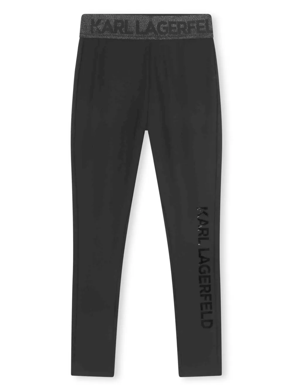 

Брюки с логотипом KARL LAGERFELD KIDS, черный