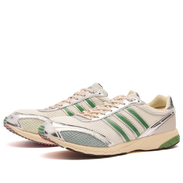 Adizero adios og кроссовки Adidas, кремовый белый, preloved зеленый & темно-коричневый — фото 2