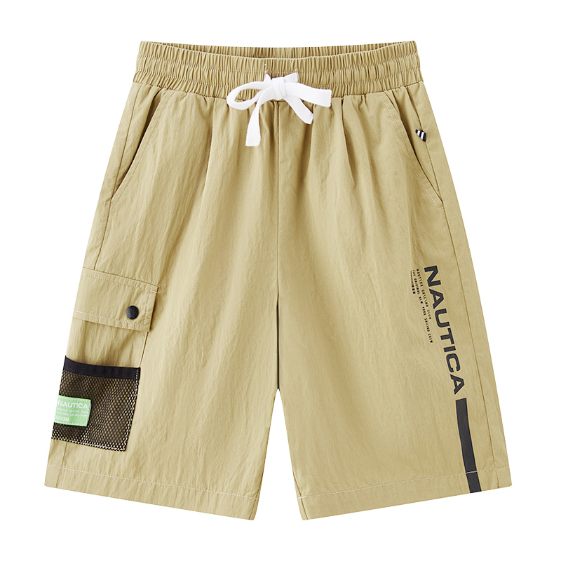 

Короткие шорты для младших школьников Grade School NAUTICA, хаки