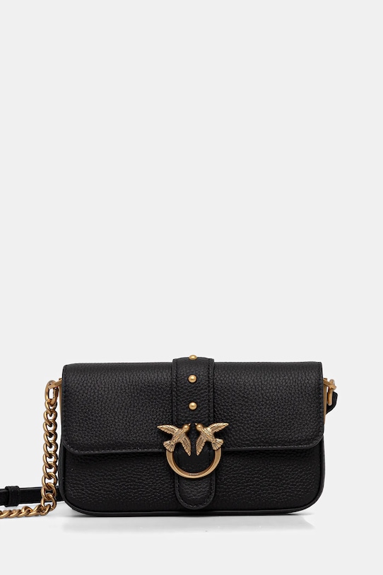 

Кожаная сумка Pinko, черный