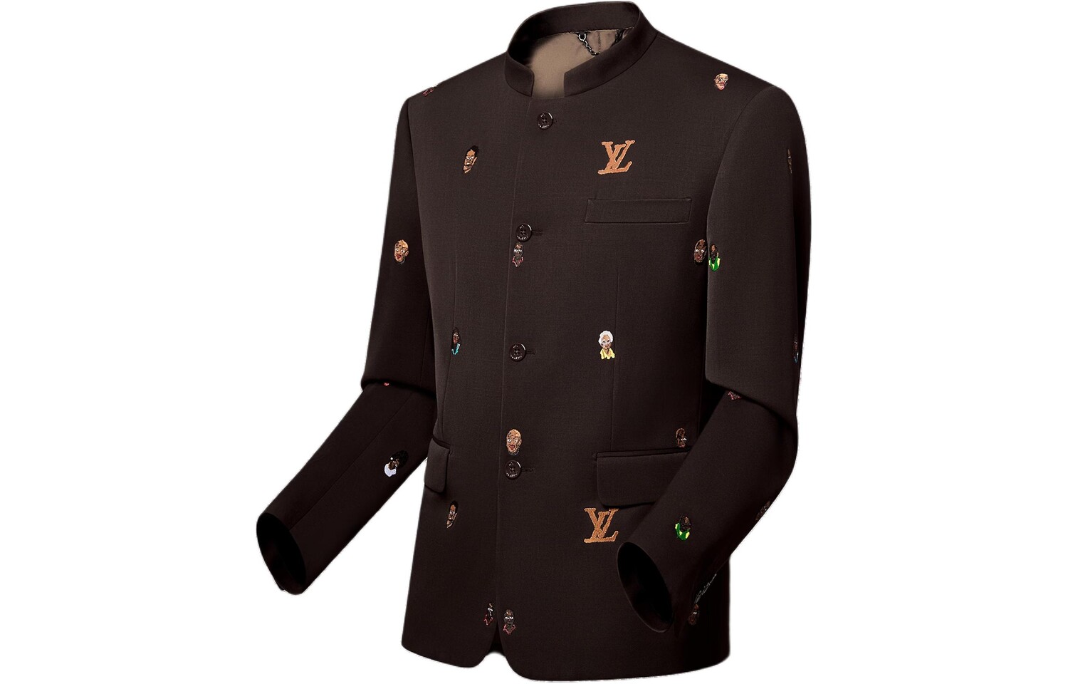 Куртка мужская Louis Vuitton, коричневый — фото 3