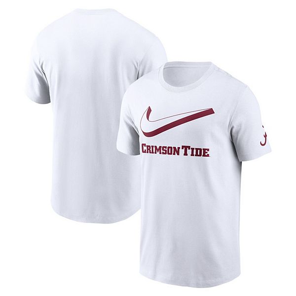 

Мужская белая футболка alabama crimson tide primetime 2-hit swoosh Nike
