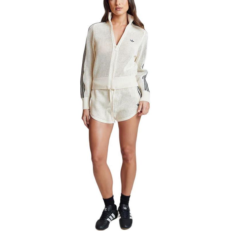 Adidas Originals Женская вязаная толстовка Adidas Premium, Wonder White — фото 4