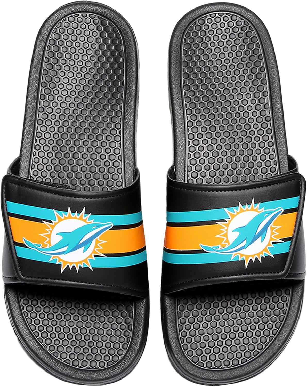 

Сандалии-липучки FOCO NFL Youth Legacy Sport, Miami Dolphins 4-5 Big Kid