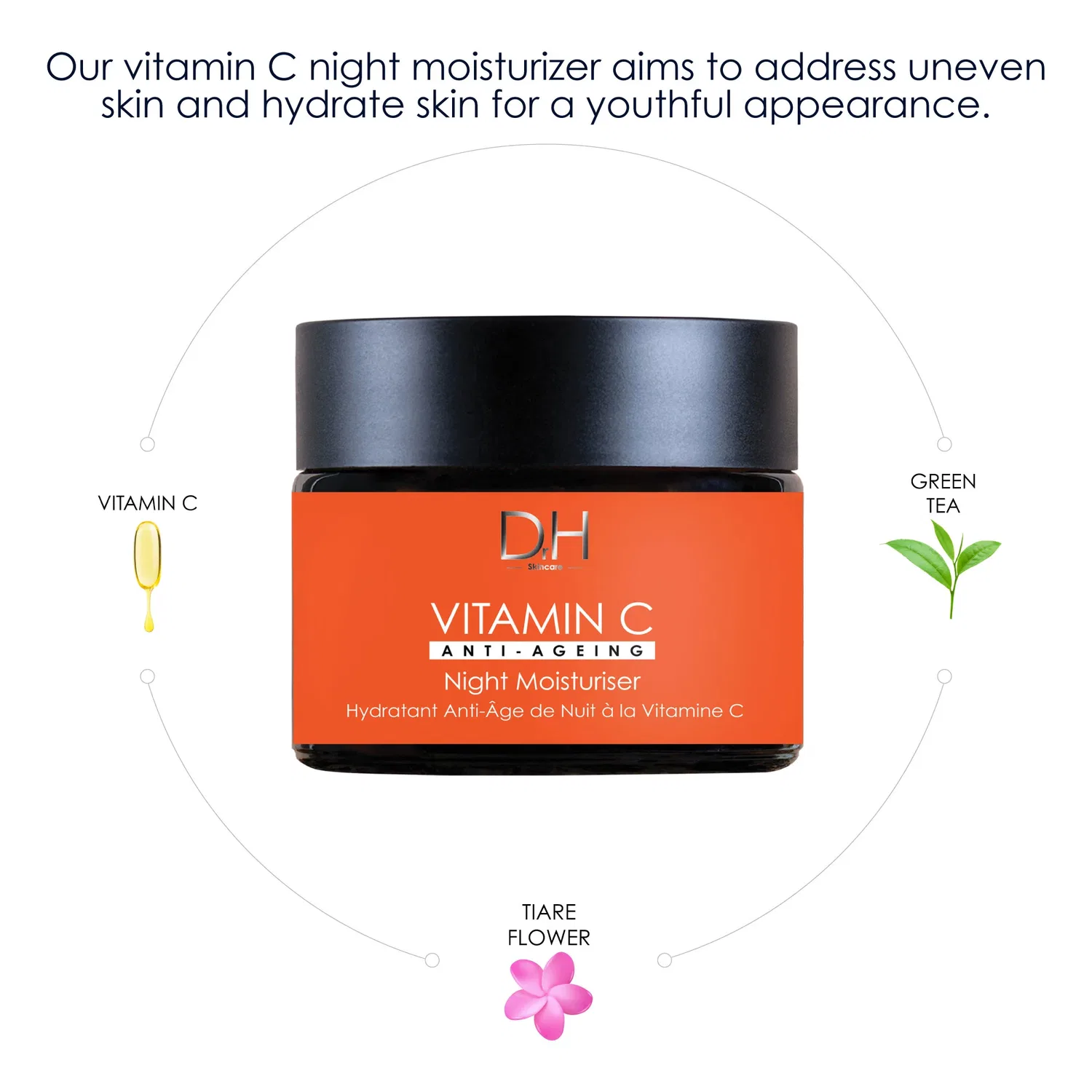 Крем для лица Skinchemists — Ночной с витамином C, 60 мл — фото 3