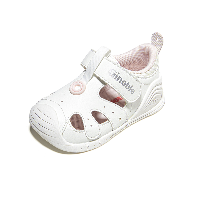 

Дышащие сбалансированные поддерживающие низкие ботиночки для малышей GINOBLE, белый