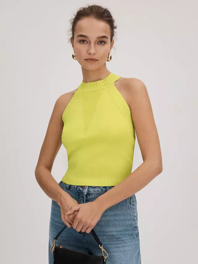 

Топ FLORERE Knitted, цвет lime