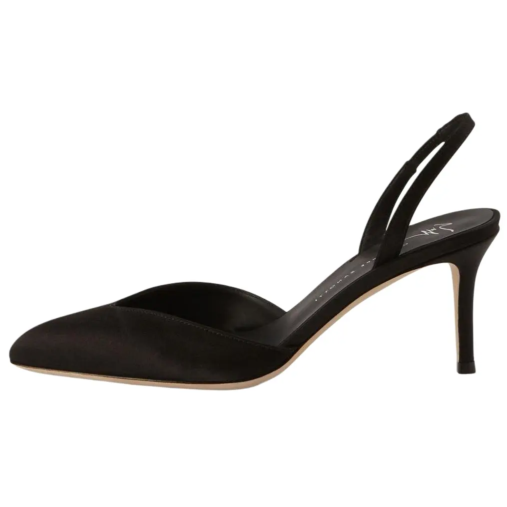 Туфли-лодочки из кожи с открытой пяткой Giuseppe Zanotti, Original Shoe Box Included
