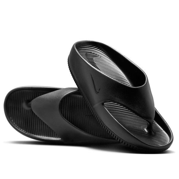 Тапочки calm slide 'triple black' Nike, черный — фото 3