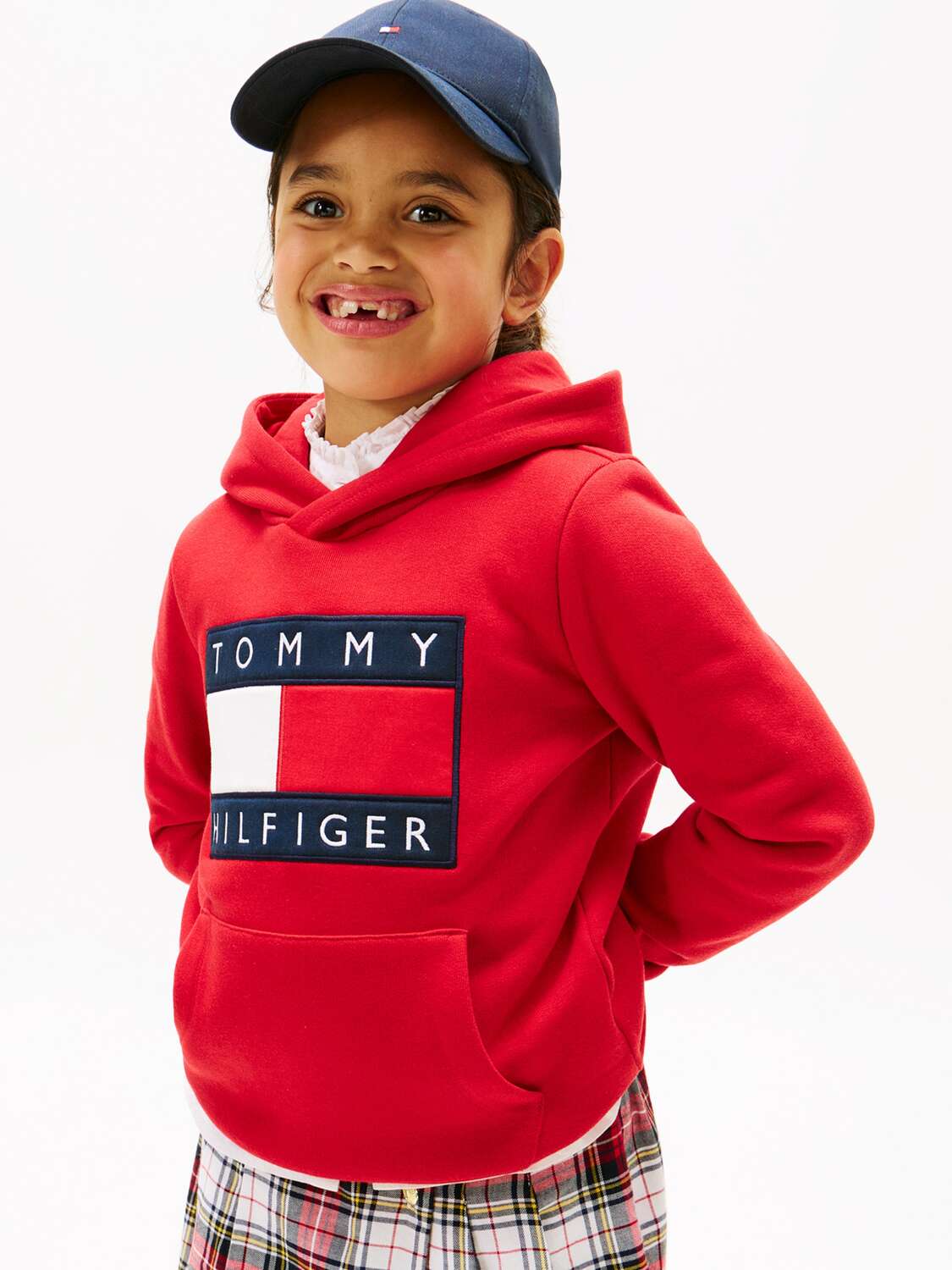 TOMMY HILFIGER Толстовка 'Heritage' в красном цвете — фото 3