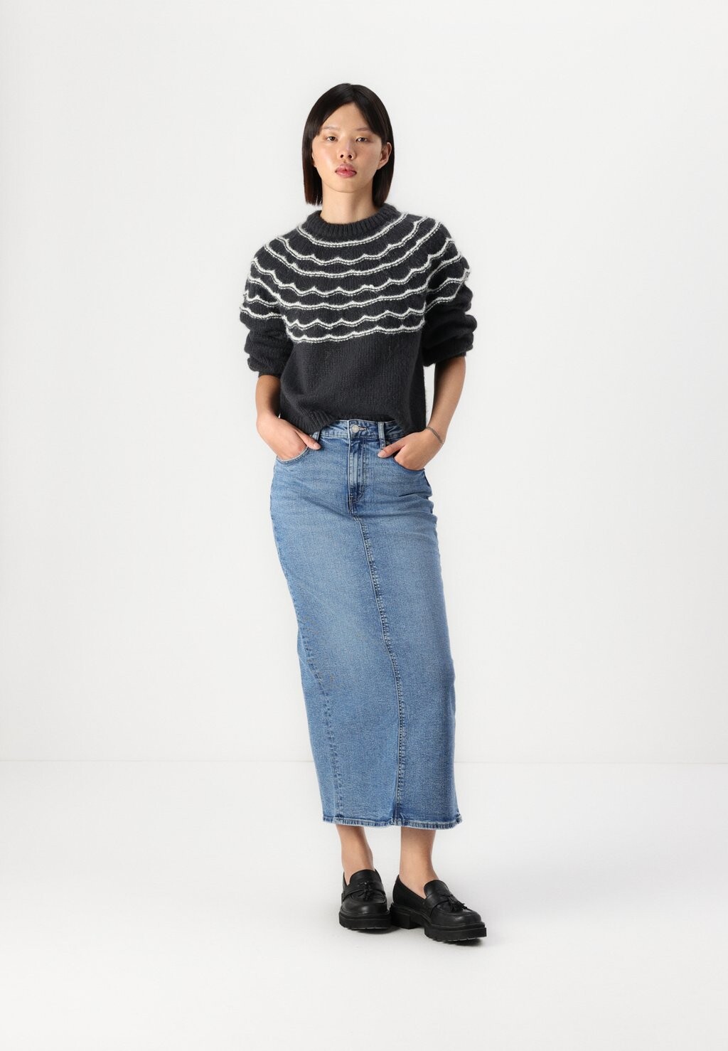 

Джемпер VMCHARMAINE O NECK Vero Moda, темно-серый