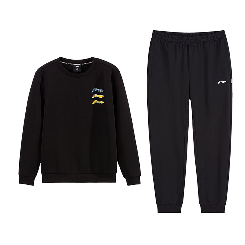 

Li-Ning Casual Sportswear Unisex, белый top+черный pants