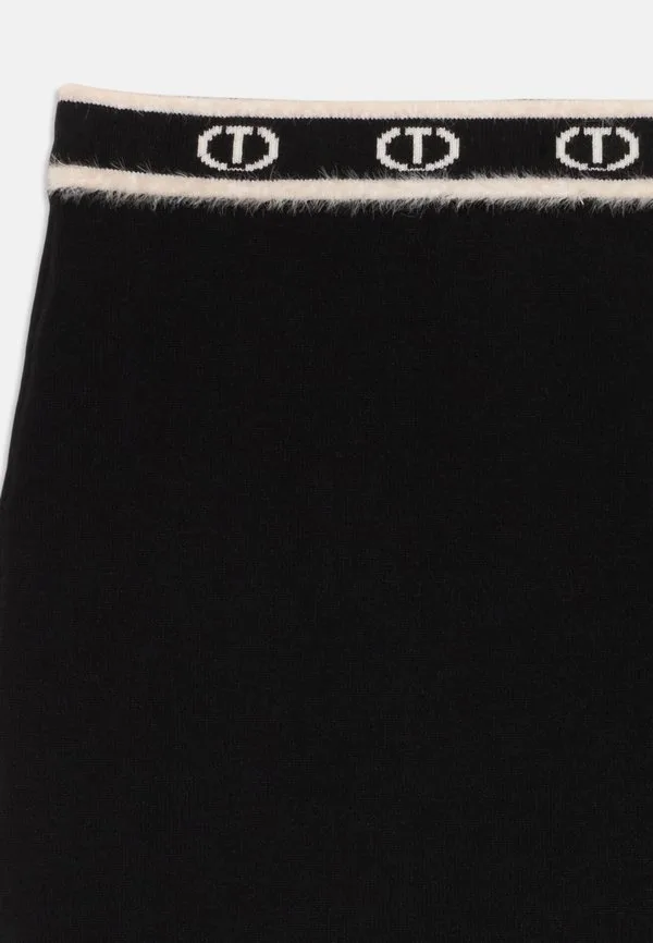 Юбка мини-юбка Twinset, Black/Off White — фото 3