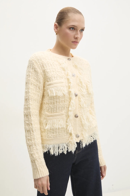 

Кардиган с добавлением шерсти Answear.Lab, бежевый