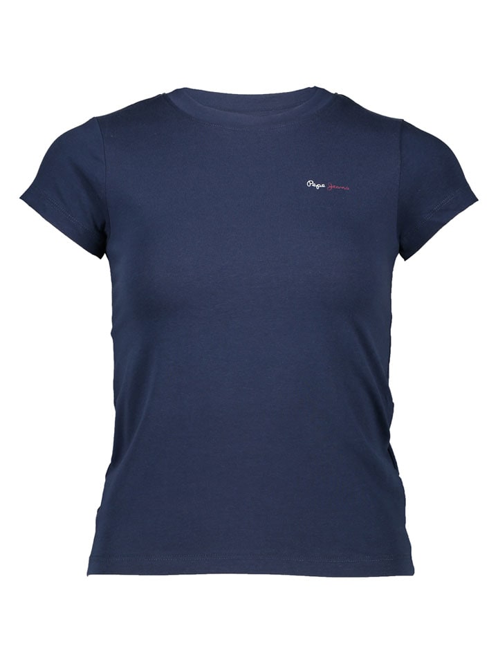 

Pepe Jeans Футболка темно-синего цвета, Синий, Pepe Jeans Футболка темно-синего цвета
