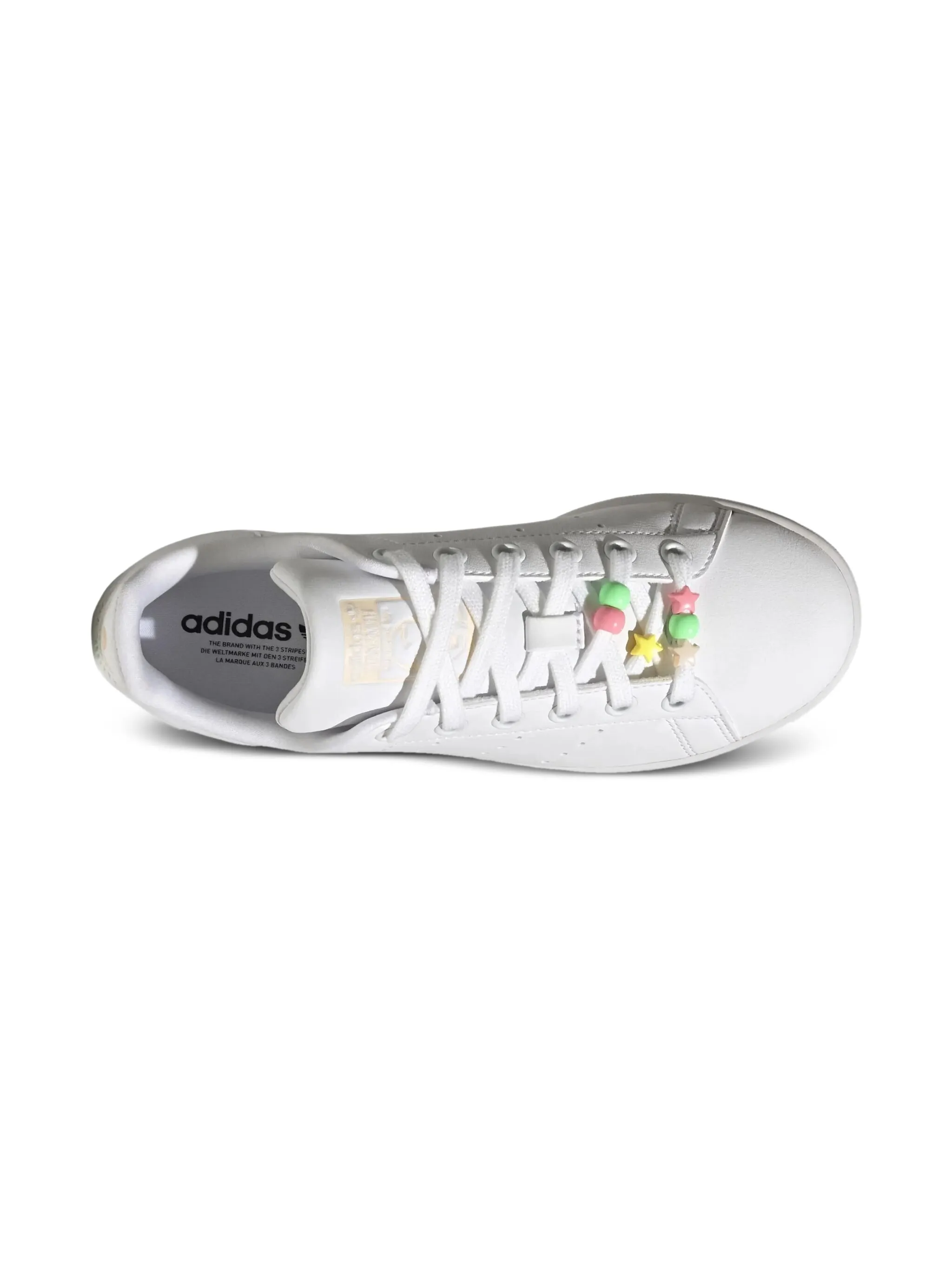 Кроссовки Stan Smith Adidas Kids, белый — фото 4