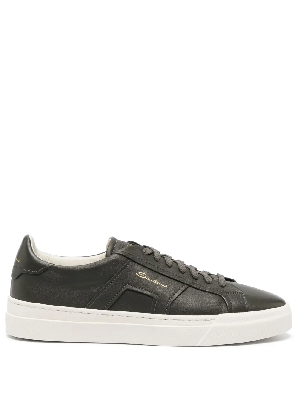 

Кроссовки с логотипом Santoni, зеленый