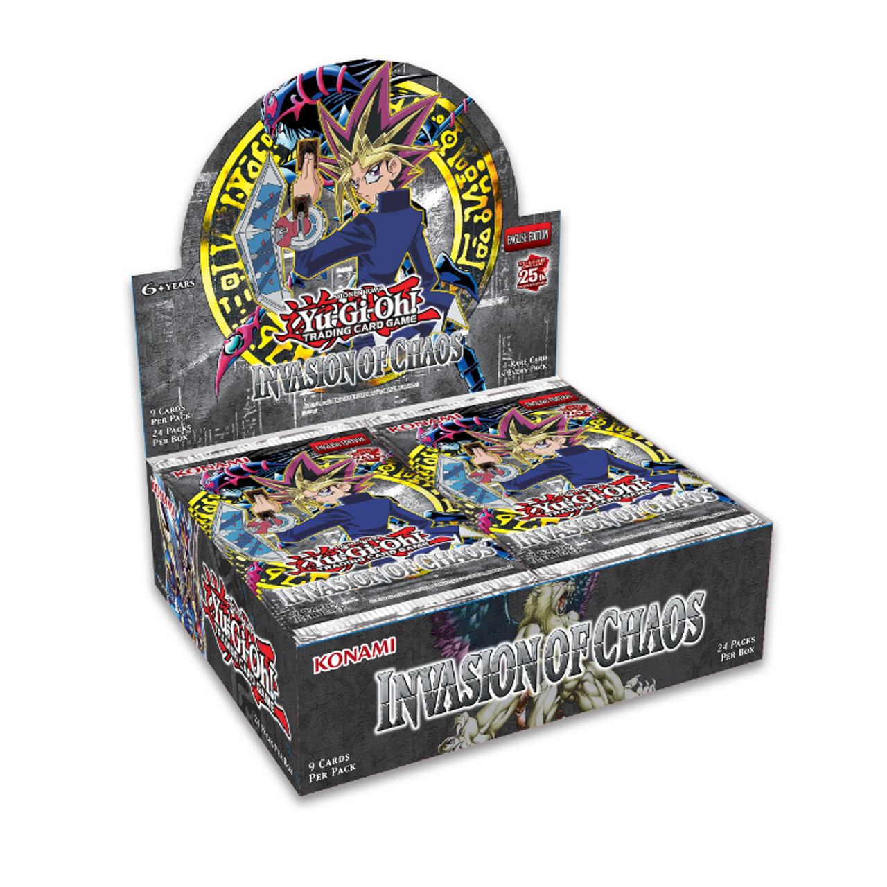

Карточная игра Yu-Gi-Oh!: Invasion of Chaos - 25th Anniversary Edition - Booster Box (Bulk Discounts)