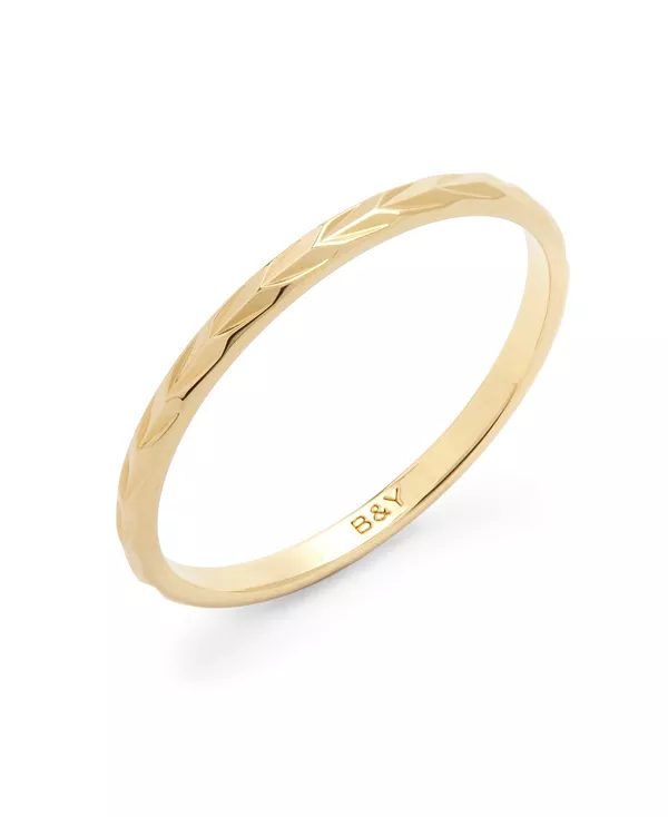 

Очень тонкое кольцо Shay Brook & York, gold