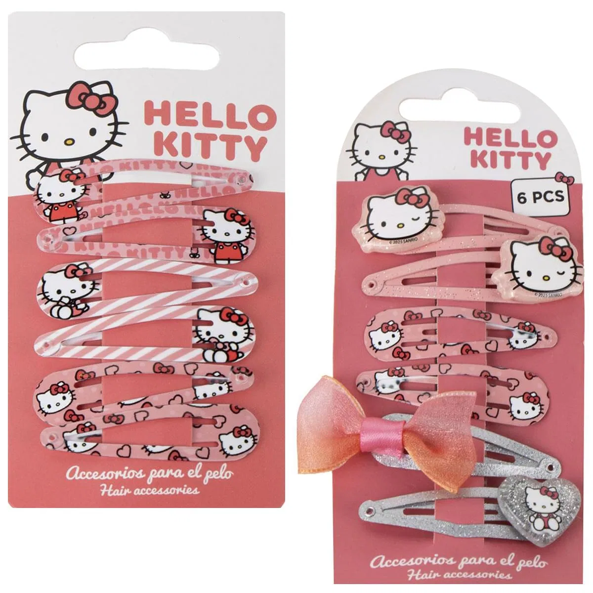 Набор заколок для волос Hello Kitty, 12 шт. The Geeky Pop