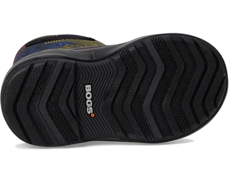 Ботинки Bogs Kids Classic II - Warped Stripes (Toddler/Little Kid/Big Kid), Black Multi — фото 3