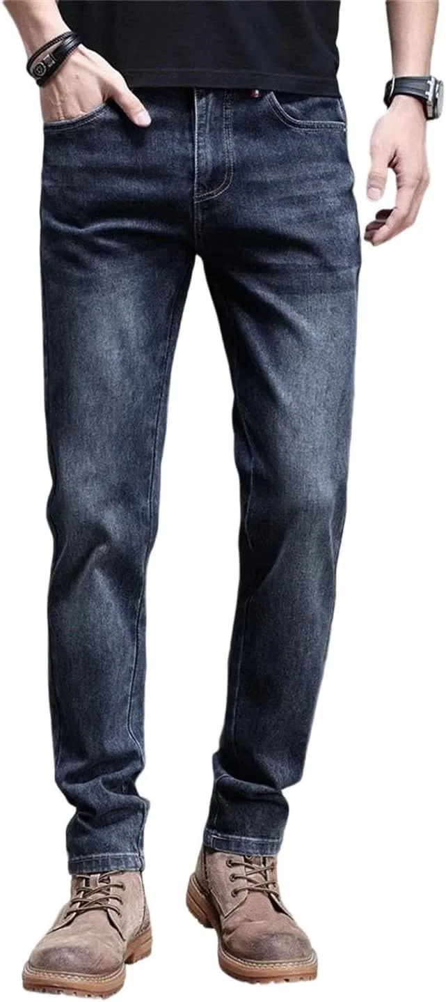 Джинсы с вышивкой, Slim Fit, 8631