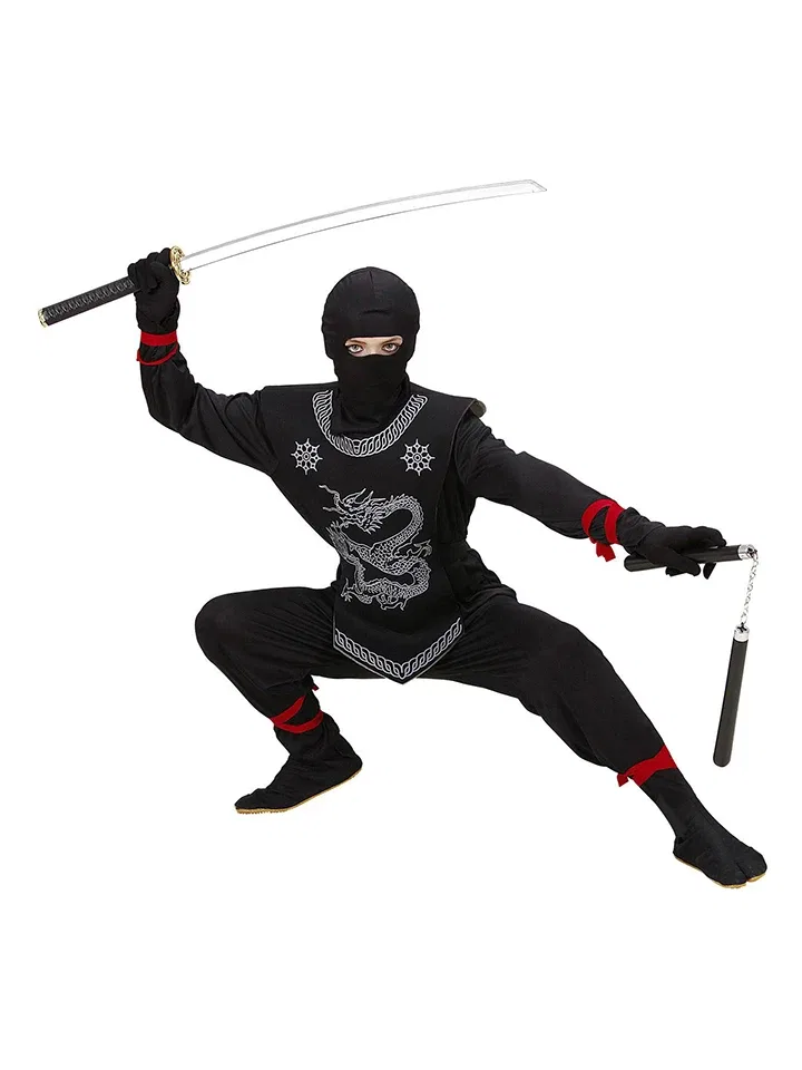 Костюм Ninja, Carnival Party, черный — фото 2