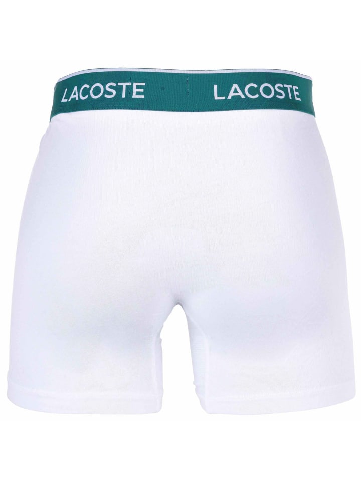 Lacoste Боксерские шорты, комплект из 6 штук, черно-бело-серые — фото 2