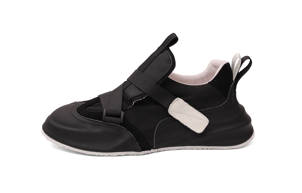 

Повседневные туфли мужские черные Daying, бело-черные