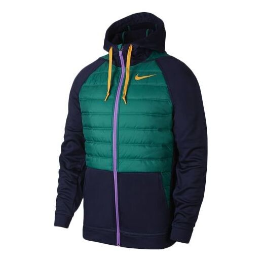 

Куртка Nike Therma FZ Winterized Trainer Jacket For Men Blue/Green, синий