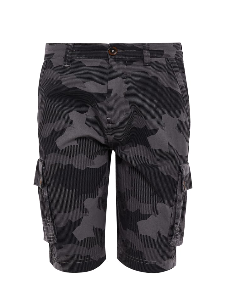 

Тканевые шорты Threadbare, цвет charcoal camo