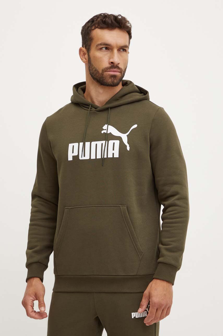 

Толстовка Пума Puma, зеленый