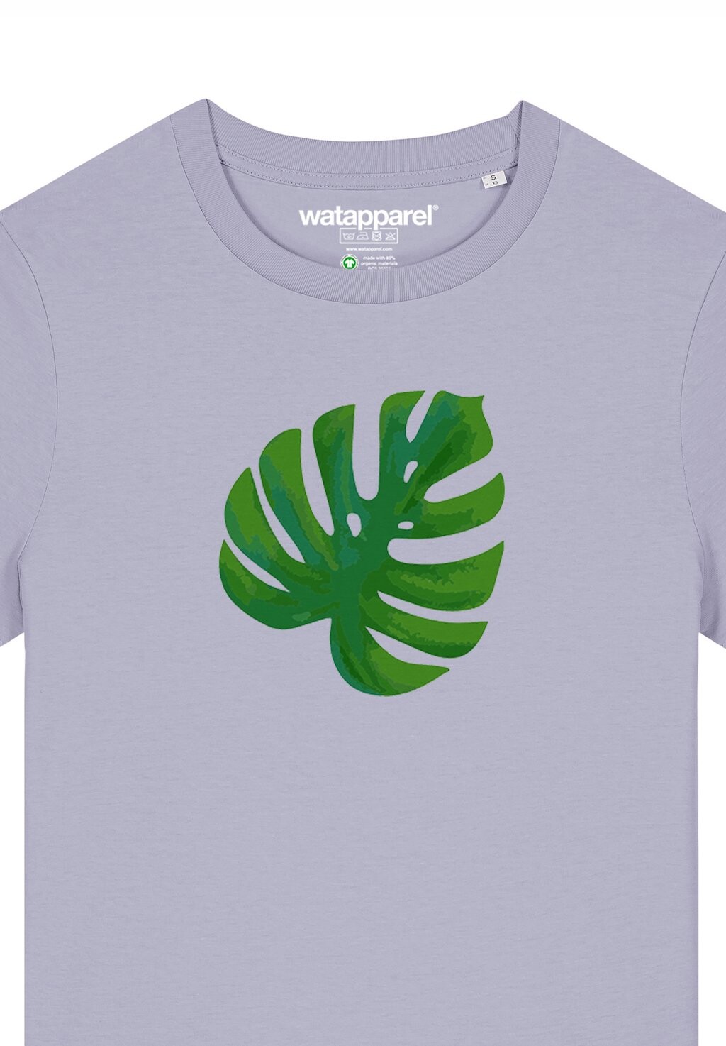 

Футболка с принтом MONSTERA watapparel, фиолетовый