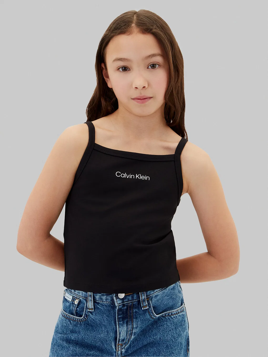 Топ Calvin Klein Jeans Punto Milano черного цвета — фото 2