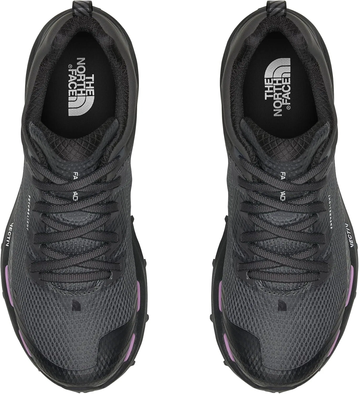 Мужские кроссовки для трейлраннинга Vectiv The North Face, Tnf Black Asphalt Grey — фото 2