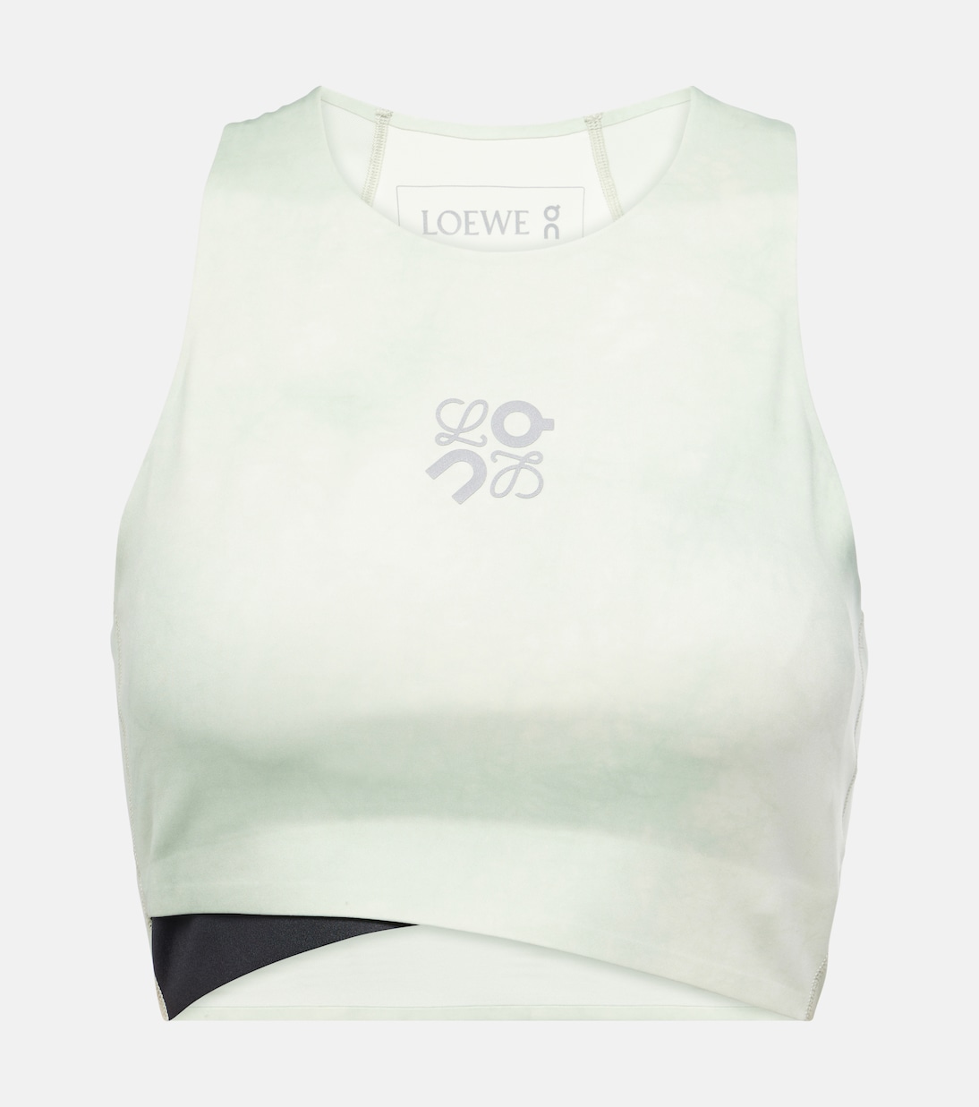 

x On Performance логотип укороченный топ Loewe, White/Multicolor