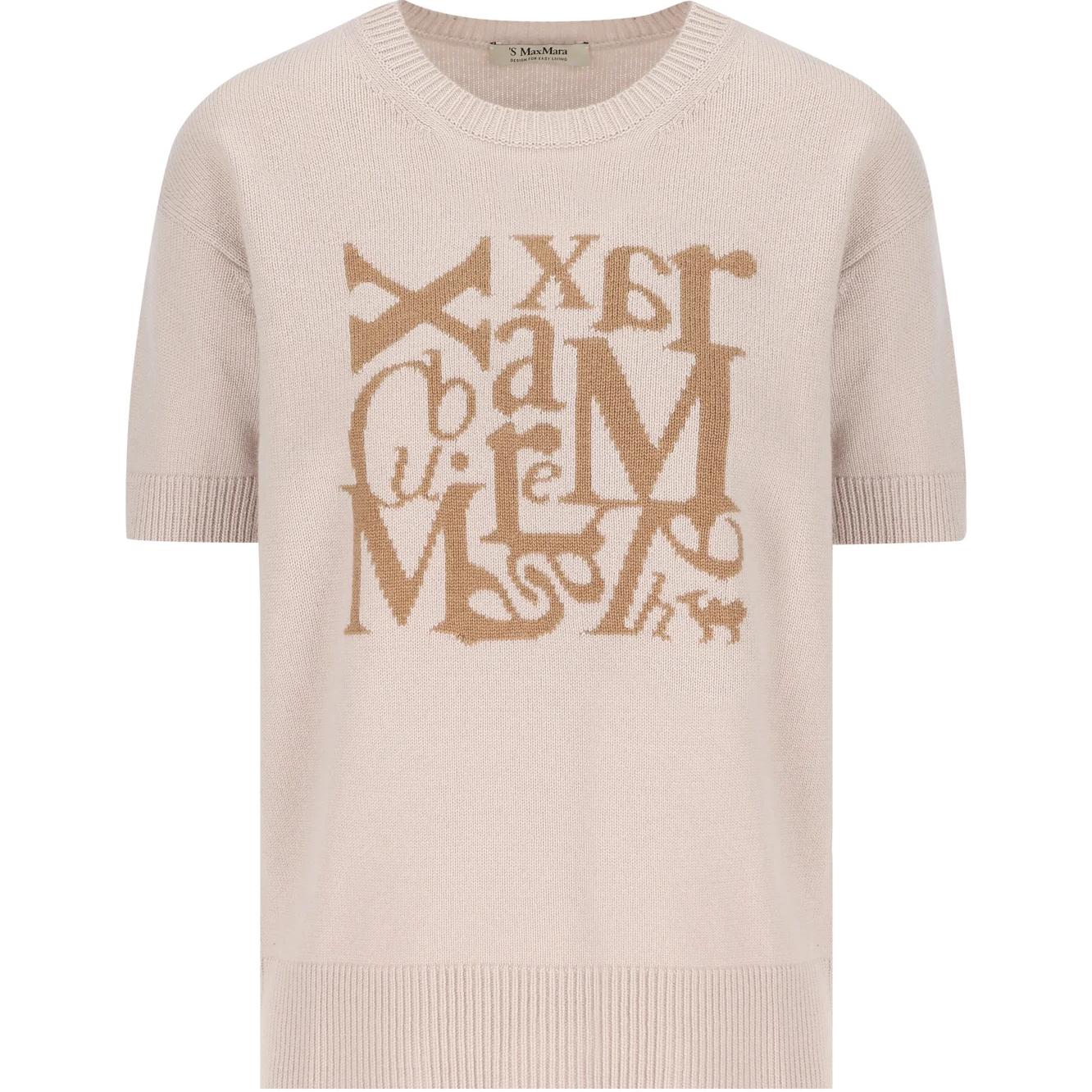 

Толстовка с интарсией Logo 'S MAX MARA, светло-розовый