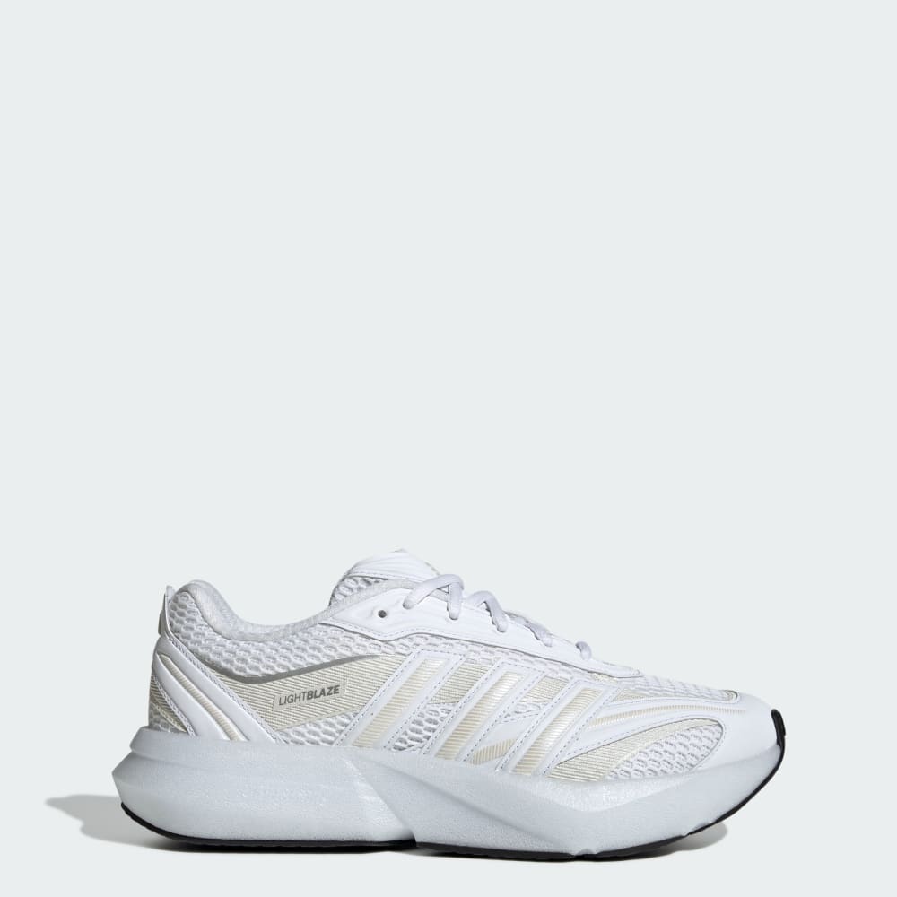 Кроссовки Adidas Lightblaze Glow Shoes, цвет Cloud White/Cloud White/Zero Metalic