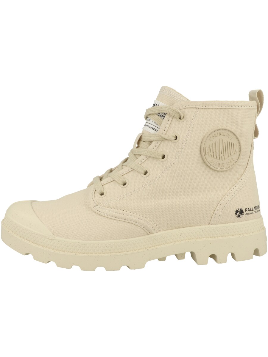 Ботильоны на шнуровке Palladium Pampa Hi, светло-бежевый — фото 2