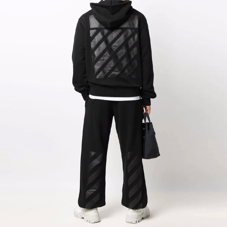Спортивные брюки Men's Off-White SS22 Diagonal Stripes Bundle Feet Sports Pants/Trousers/Joggers Black OMCH029C99FLE0011010 — фото 4