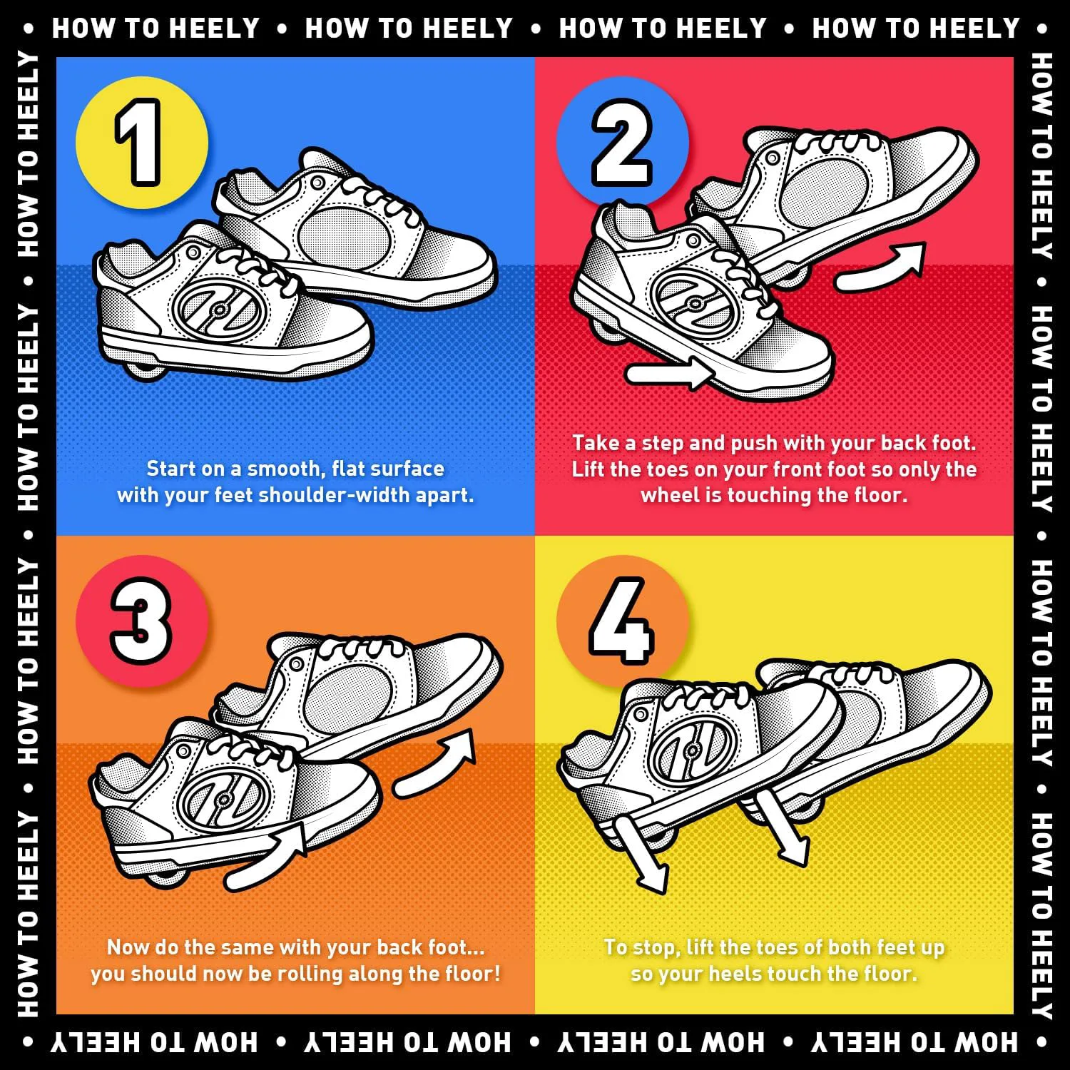 Кроссовки Heelys для детей и подростков Kolect X2, черный/мультиколор — фото 3