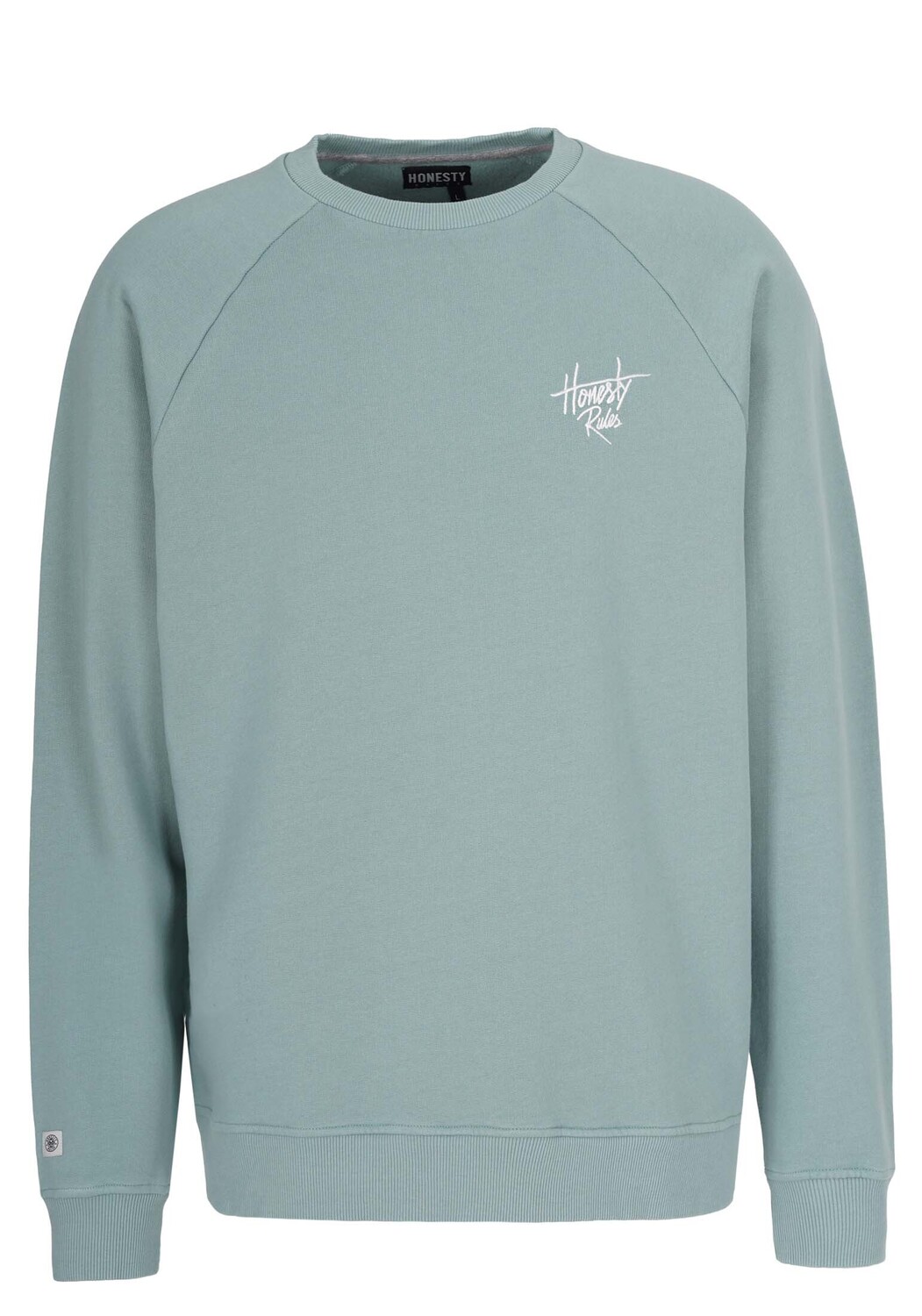 Толстовка HONESTY RULES Sweatwear Raglan Signature, цвет chinois green — фото 2