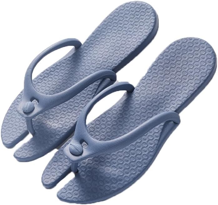 

JadeRich Женские и Мужские однотонные пляжные тапочки, складные, портативные, легкие, быстро сохнущие, темно-синий