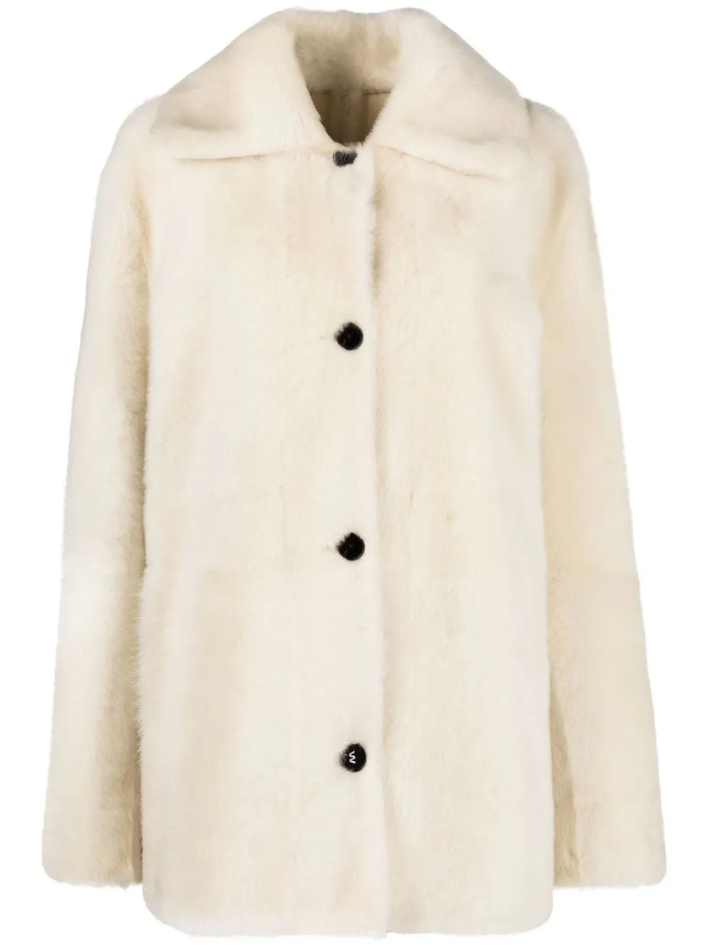 

Двусторонняя шуба JIL SANDER, нейтральный
