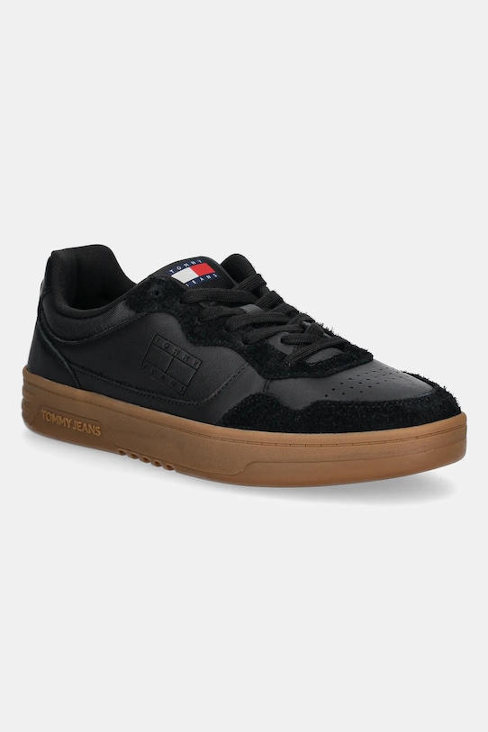 

Кроссовки кожаные TJM CUPSOLE LEATHER MIX Tommy Jeans, черный