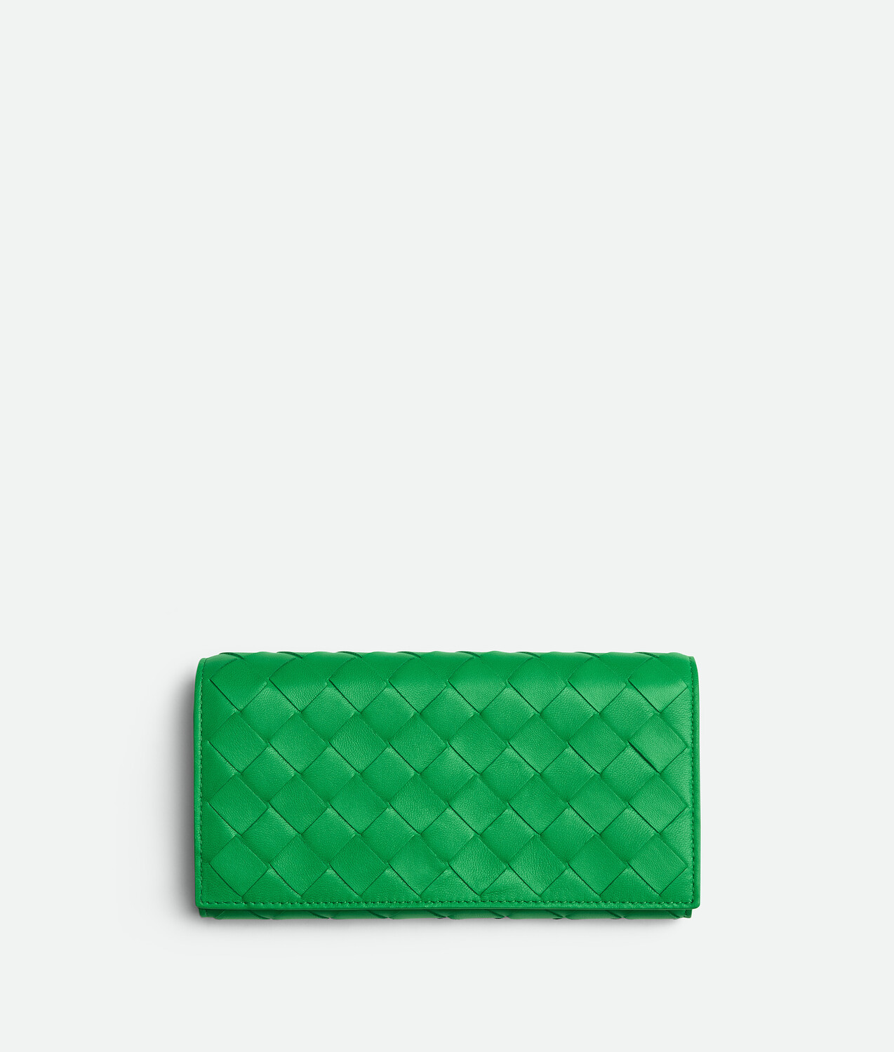 

Большой кошелек с клапаном Intrecciato Bottega Veneta, зеленый